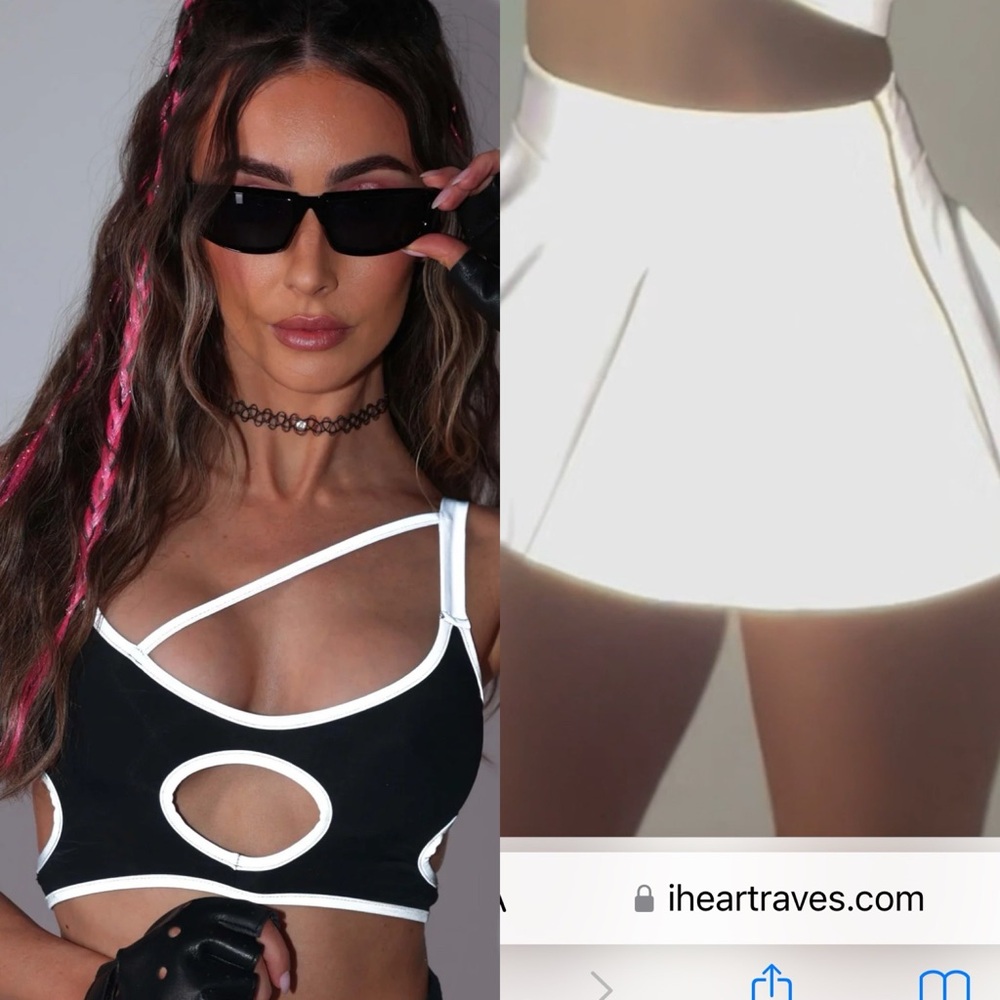 Super sexy reflective rave set